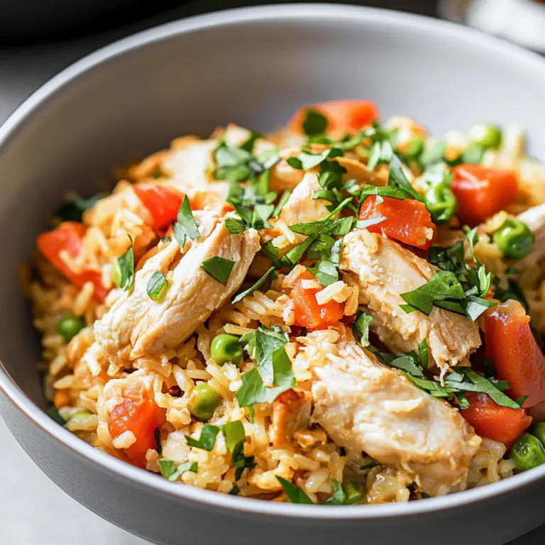 Instant Pot Chicken and Rice Dish