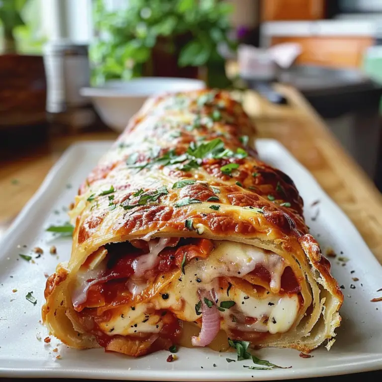 Italian Stromboli Ready to Bake