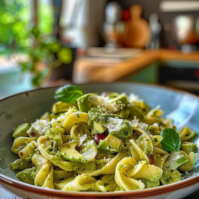 Avocado Pasta Dish
