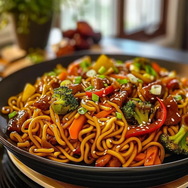 One-Pot Teriyaki Noodles Dish