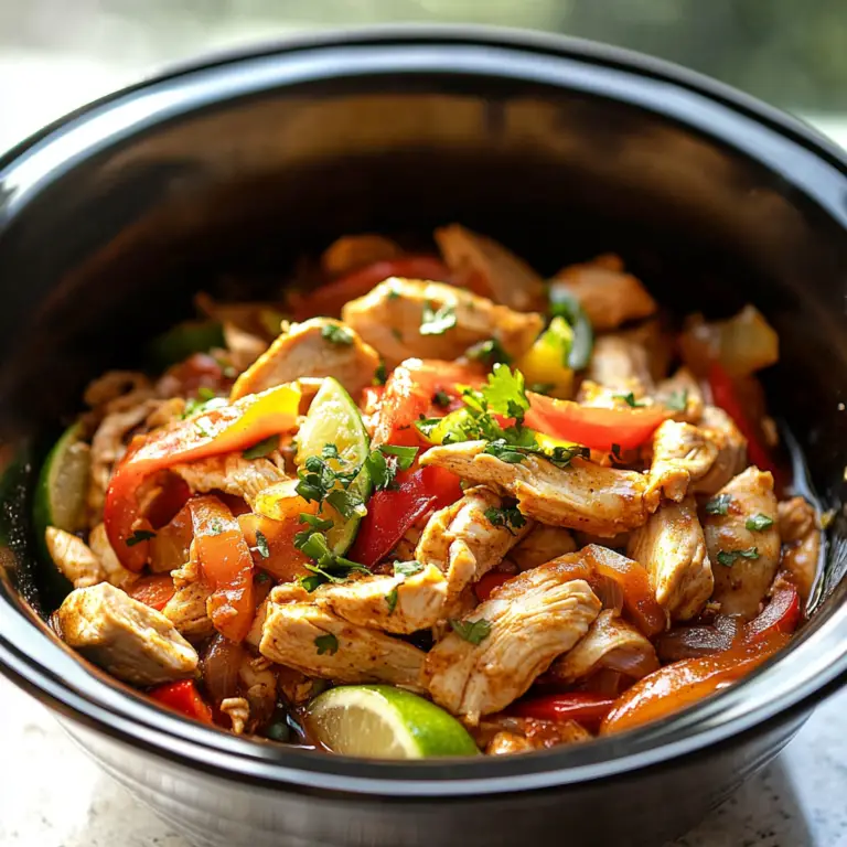 Chicken Fajitas Crockpot Recipe