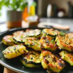 Zucchini Garlic Bites