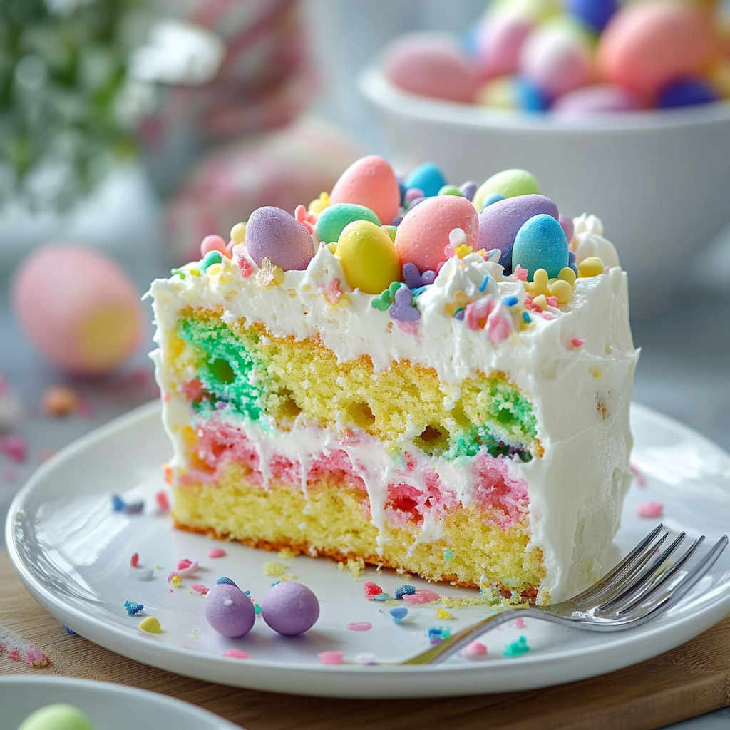Easter Poke Cake Delight