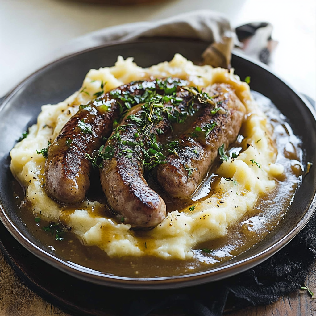 Delicious Bangers and Mash
