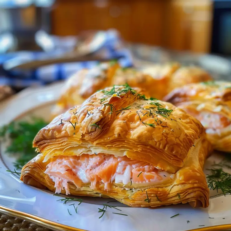 Easter Smoked Salmon Puff Pastry