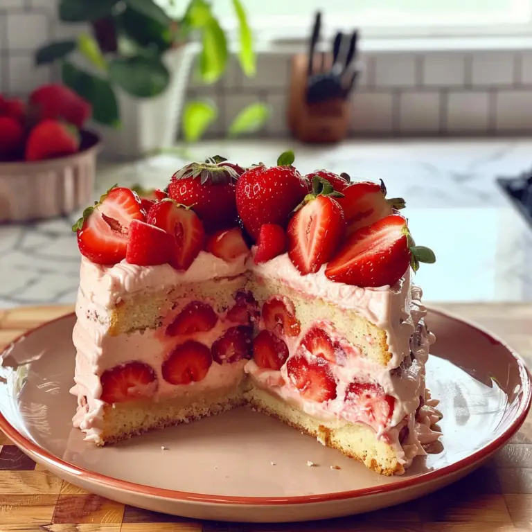 Fresh Strawberry Cake