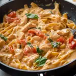 Creamy Chicken and Tomato Pasta Dish