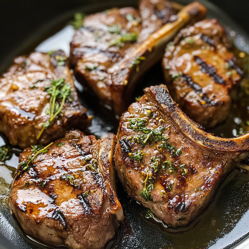 Grilled Lamb Chops on the Grill