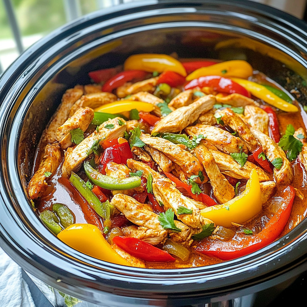 Chicken Fajitas in a Crockpot