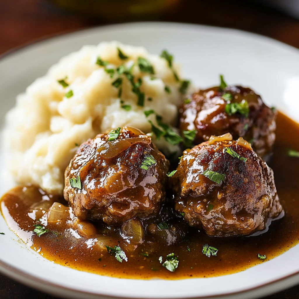 Delicious Salisbury Steak Meatballs