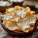Crunchy Cottage Cheese Chips