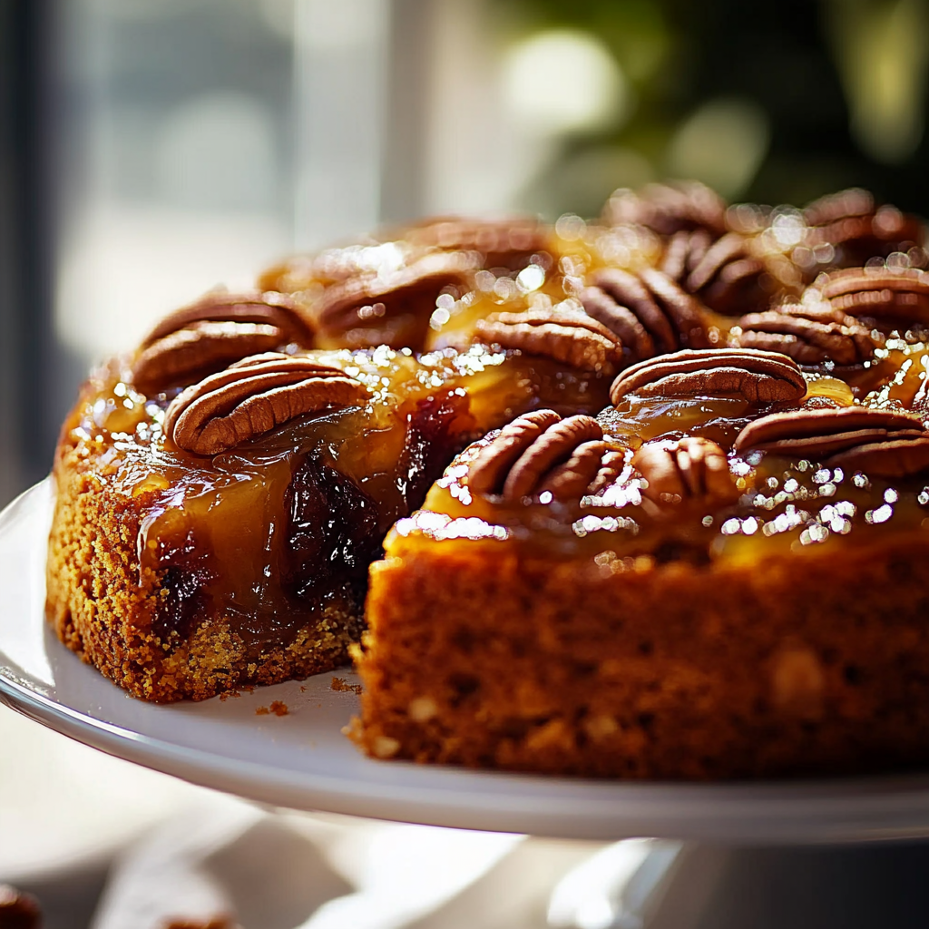 Pecan Upside Down Cake