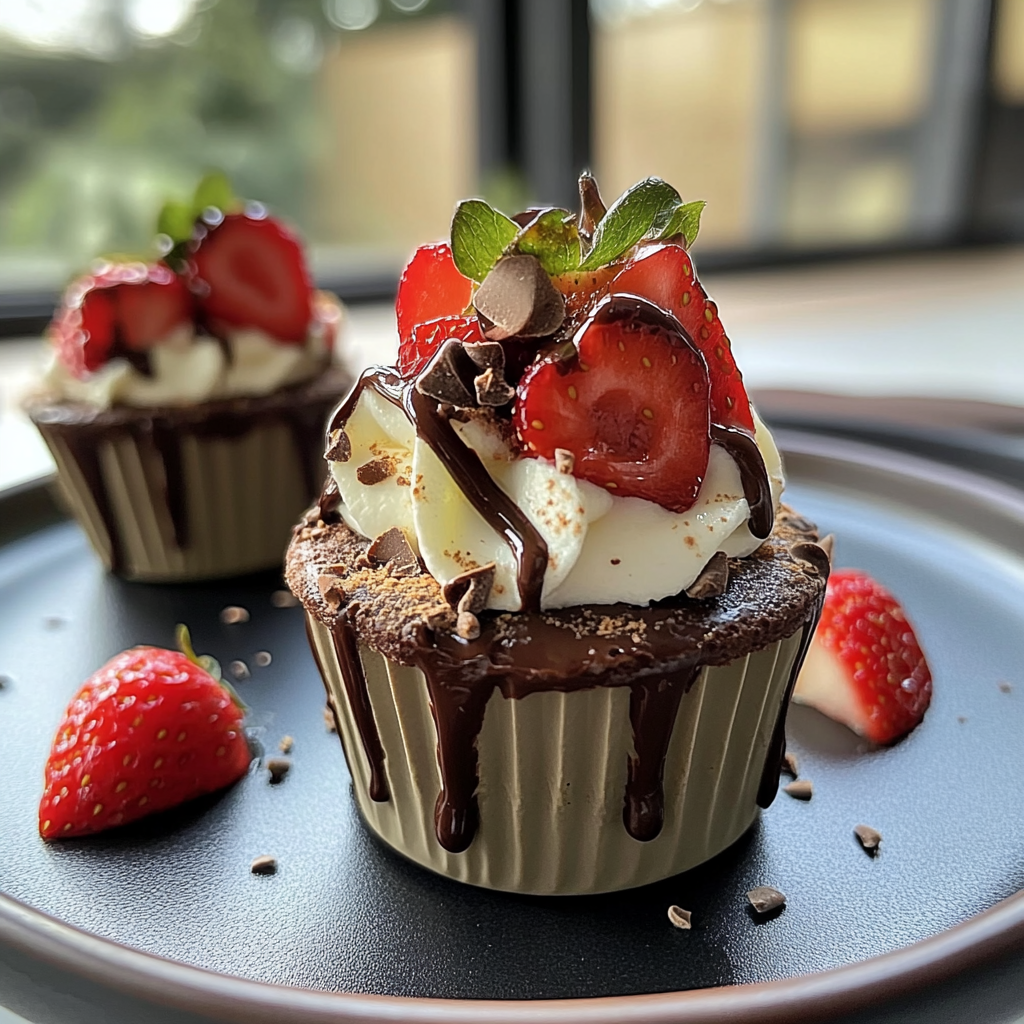 Dubai Chocolate Strawberry Cups