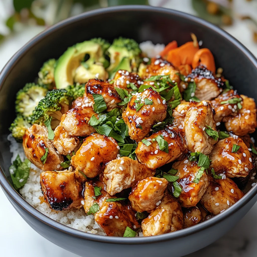 Hot Honey Chicken Bowl Delight