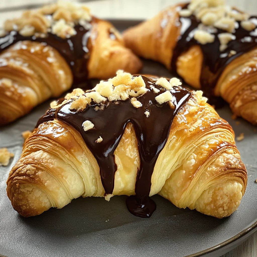 Boston Cream Pie Croissants