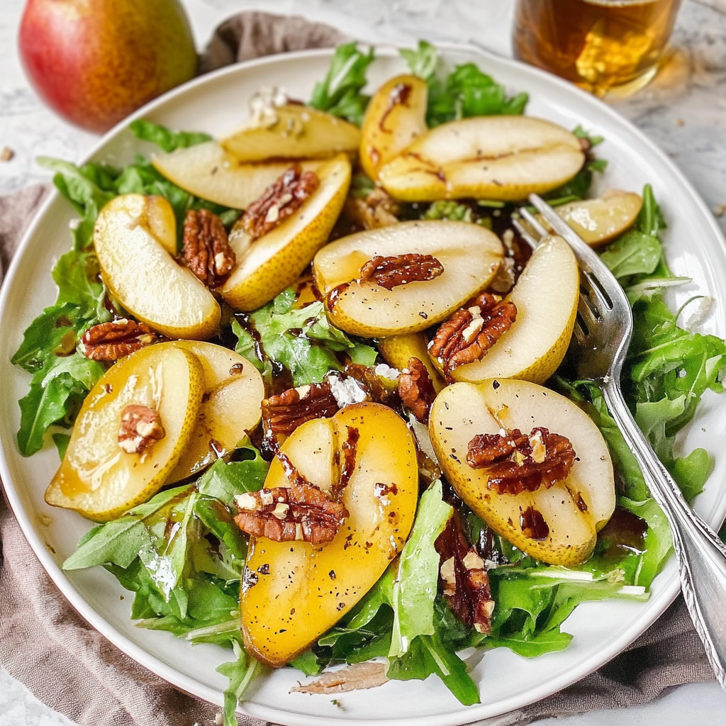 Pear Salad with Balsamic Vinaigrette Recipe