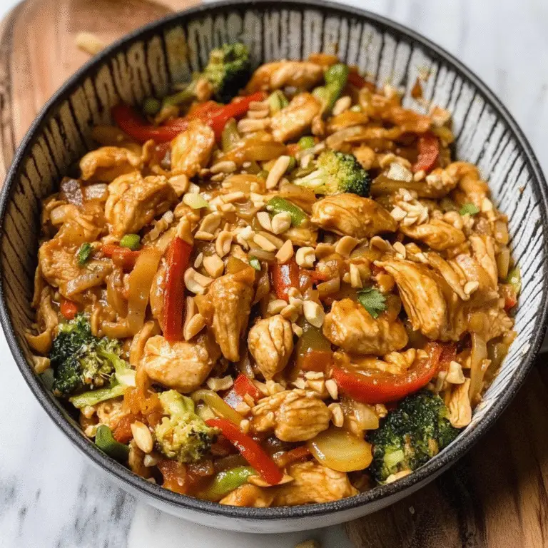 Thai Peanut Chicken Stir-Fry Recipe