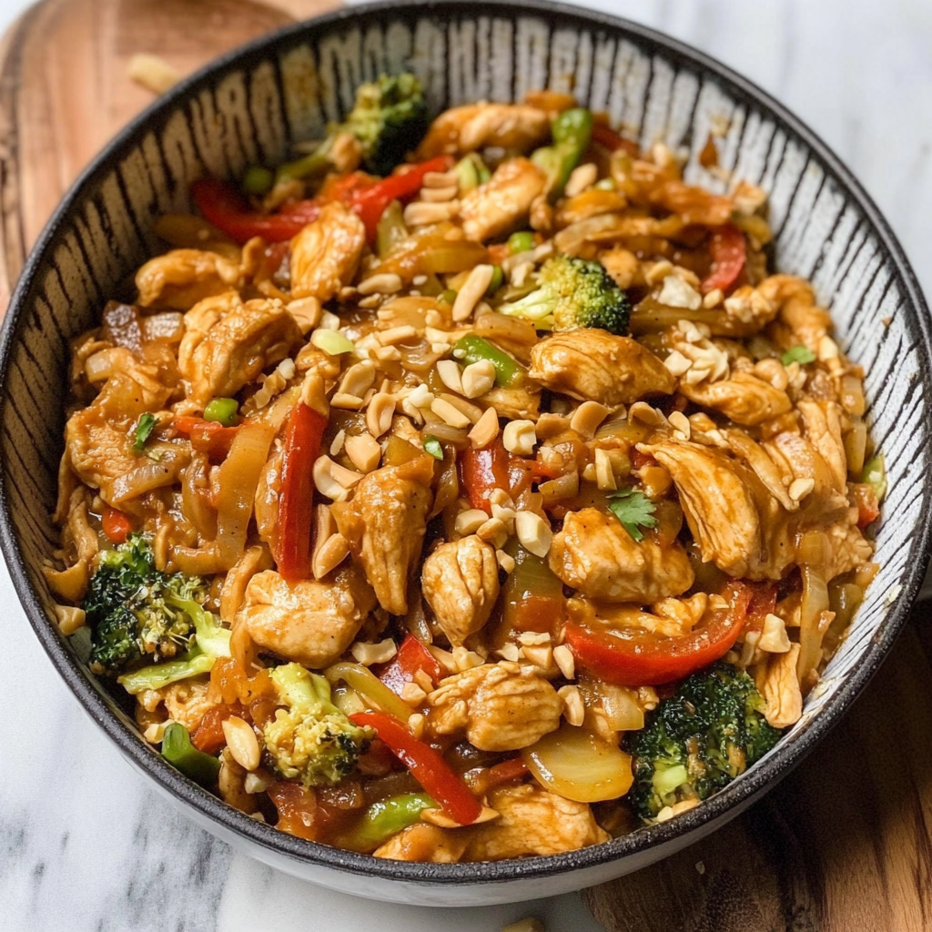 Thai Peanut Chicken Stir-Fry Recipe
