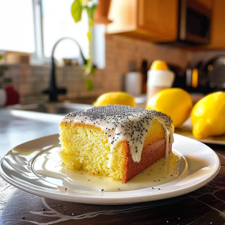 Lemon Poppy Seed Cake Recipe