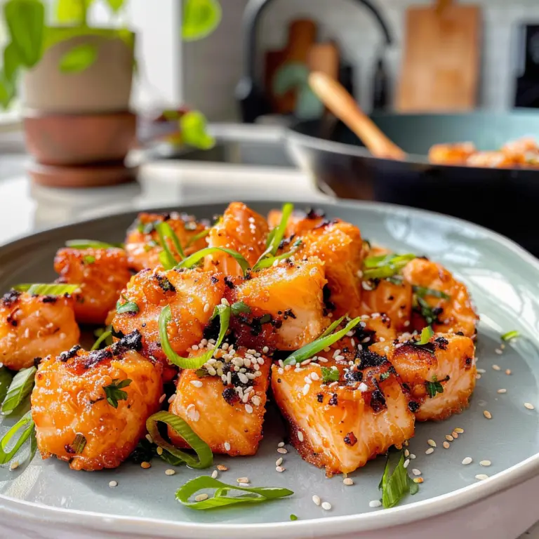 Crispy Bang Bang Salmon Bites Recipe