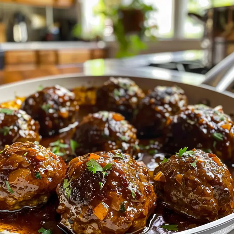 Savory Salisbury Steak Meatballs