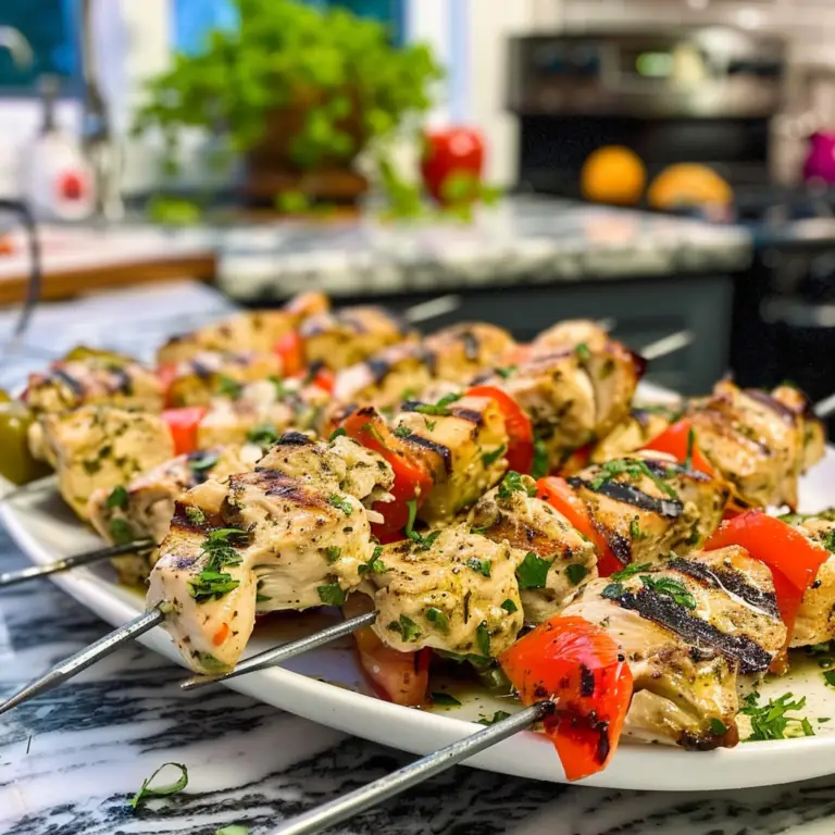 Greek Chicken Souvlaki Recipe
