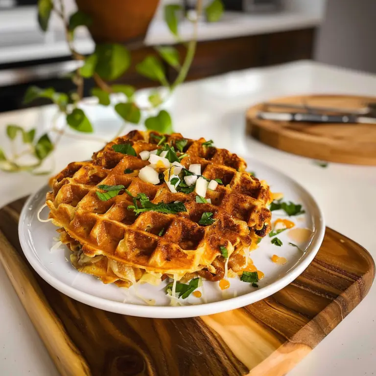Savory Hashbrown Chaffle Recipe