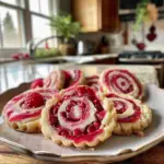 Raspberry Swirl Cookies