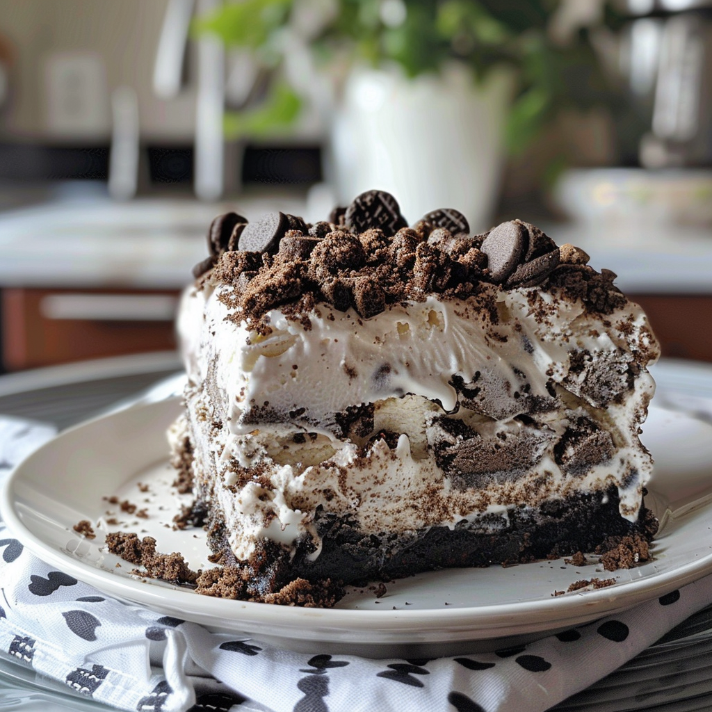 Cookies and Cream Ice Cream Cake Recipe