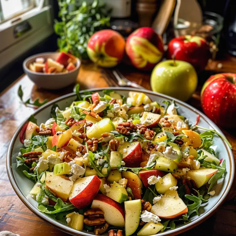 Honeycrisp Apple and Feta Salad Recipe