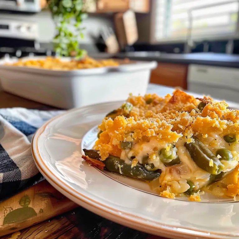 Cheddar Bay Green Bean Casserole Recipe