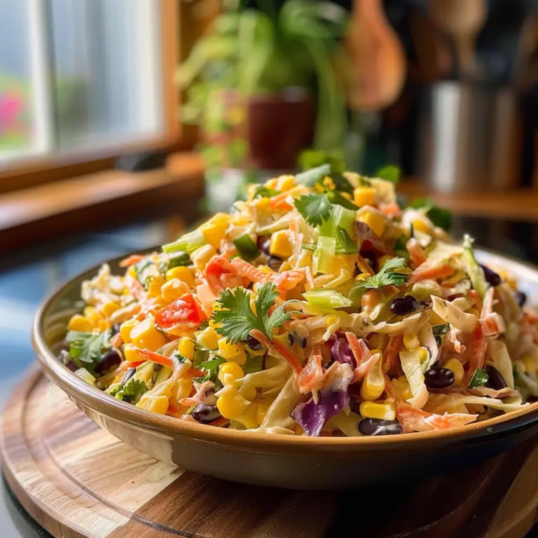 Mexican Corn Coleslaw Recipe