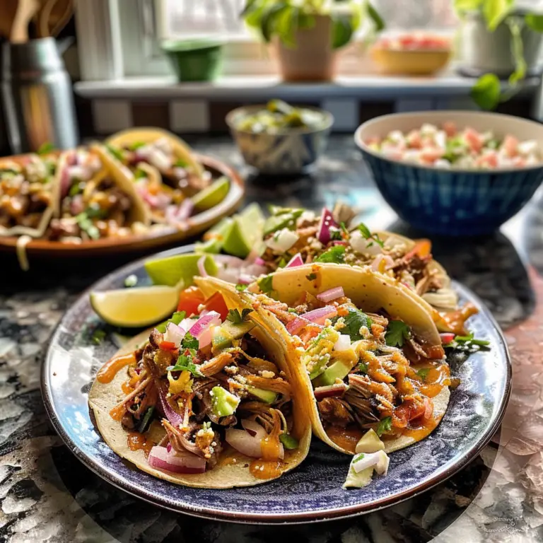 Honey Chipotle Shredded Beef Tacos Recipe