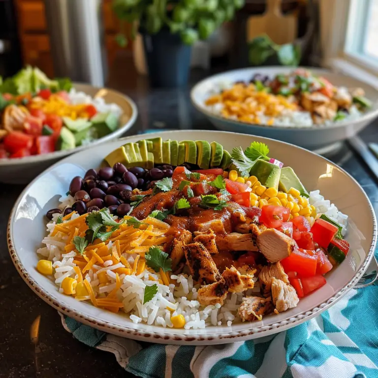 Chicken Burrito Bowls