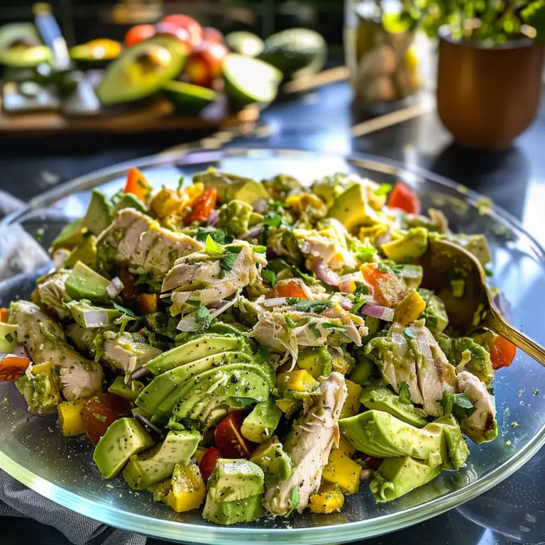 Avocado Chicken Salad Recipe