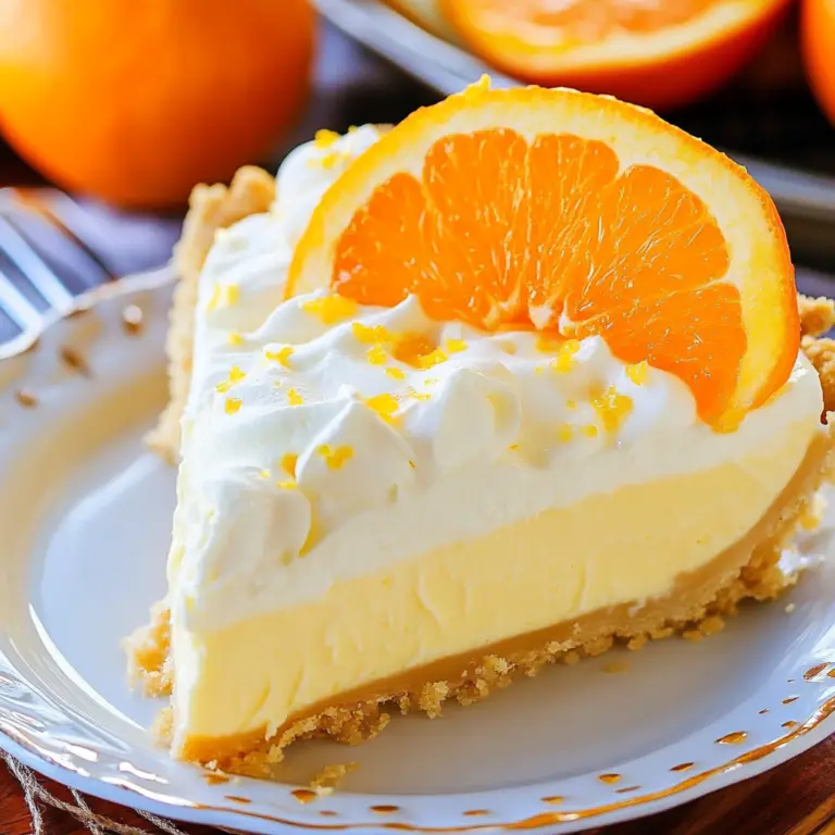 Orange Creamsicle Pie Recipe