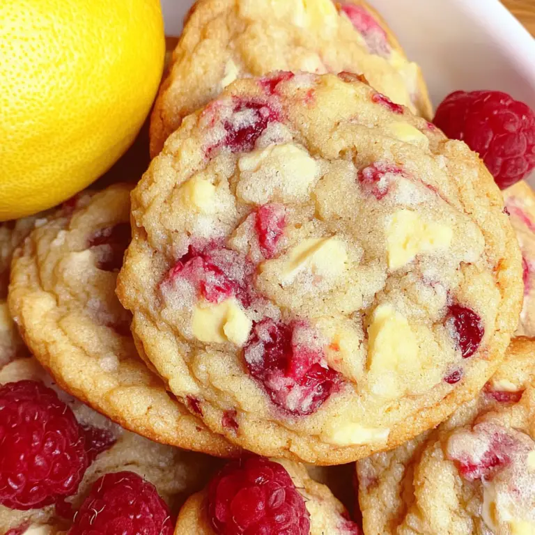 Lemon Raspberry Cookie Recipe