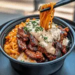 Spicy Korean Ramen with Grilled Beef