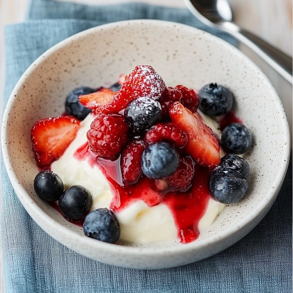 Berries and Yoghurt