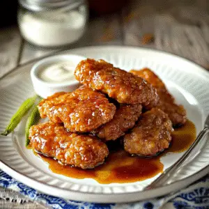 Air Fryer Crispy Honey BBQ Chicken Bites