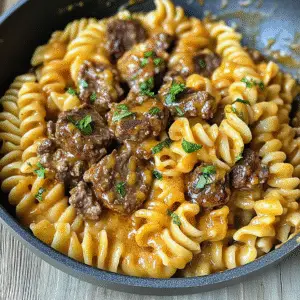 One-Skillet Jalapeño Cheddar Steak & Pasta Recipe