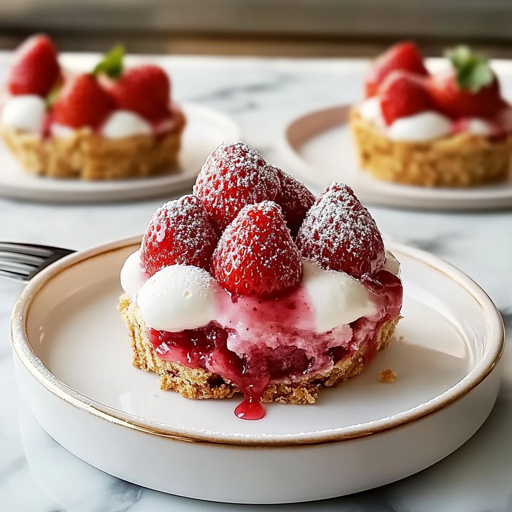 Mini Strawberry Ice Cream Pies Recipe