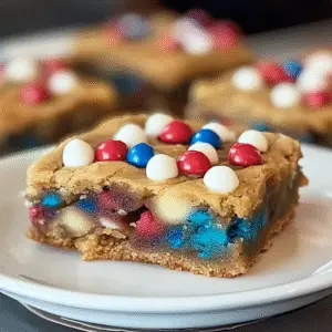 4th of July Cake-Mix Cookie Bars Recipe