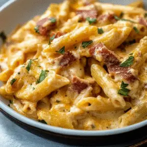 One-Pan Buffalo Ranch Chicken & Sausage Pasta