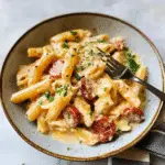 One-Pan White Cheddar Ranch Sausage Magic Pasta Recipe