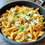 One-Pot Honey Butter Buffalo Chicken Pasta