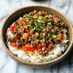Beef and Pepper Rice Bowl Recipe
