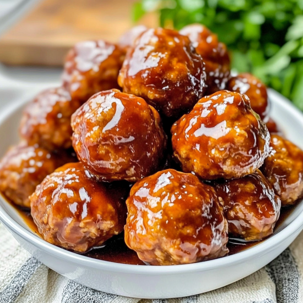 Honey BBQ Crockpot Meatballs Recipe
