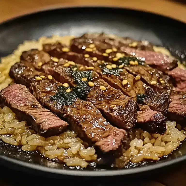 Honey Garlic Butter Steak