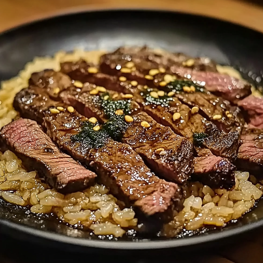 Honey Garlic Butter Steak